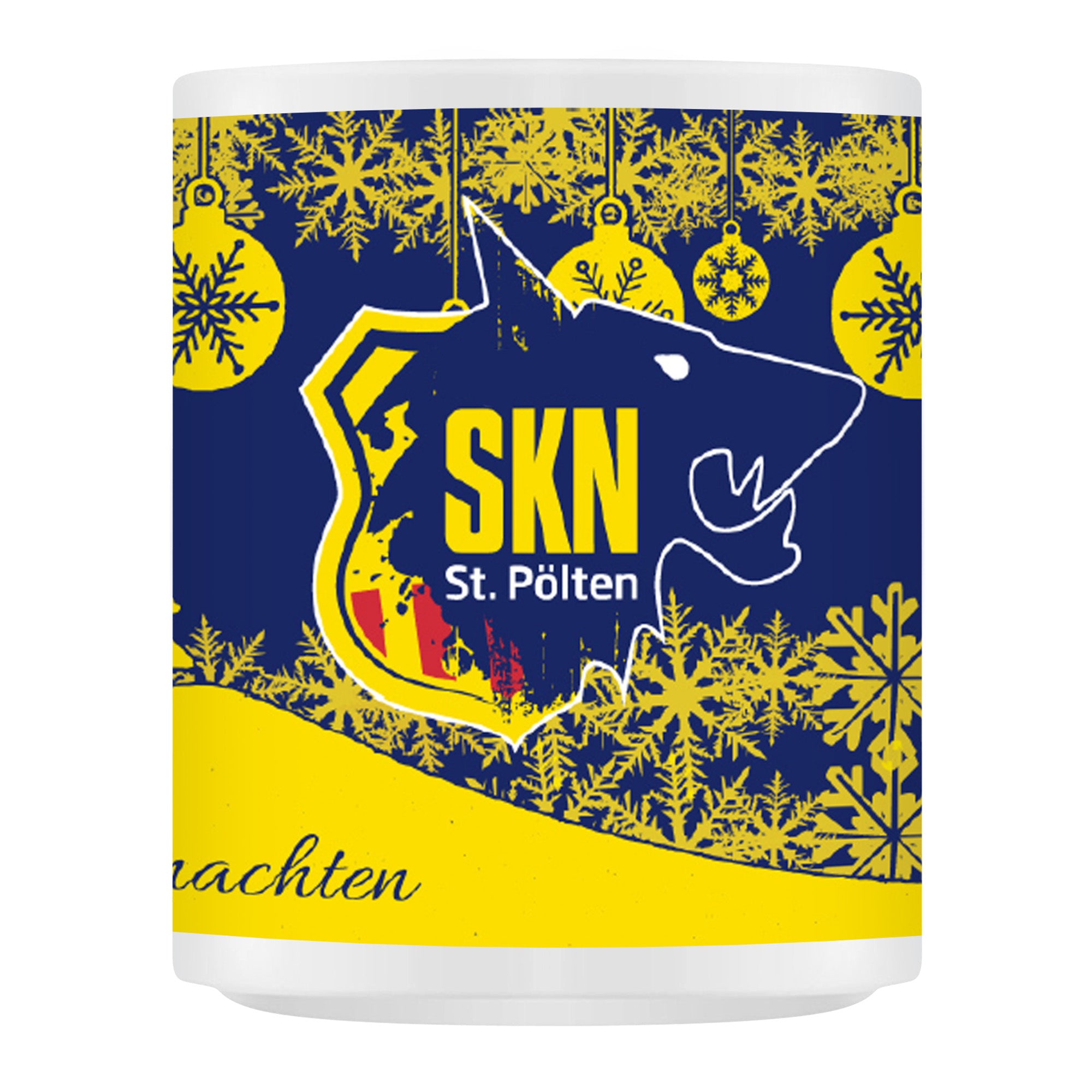 SKN St.Pölten Weihnachtstasse Blau